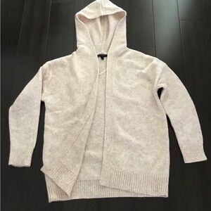 Banana Republic Cream Hooded Cardigan